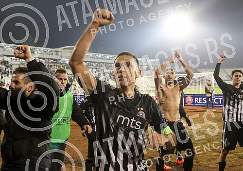 UEFA Europa League group stage match between FK Partizan (Serbia) and KF Skenderbeu (Albania) played at Partizan stadium.
Utakmica grape faze UEFA Evropa Lige izmedju FK Partizan i FK Skenderbeg odigrana na station Partizana. UEFA Europa League group stage match between FK Partizan (Serbia) and KF Skenderbeu (Albania) played at Partizan stadium.
Utakmica grape faze UEFA Evropa Lige izmedju FK Partizan i FK Skenderbeg odigrana na station Partizana.
