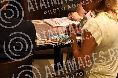 Promotion of the novel 