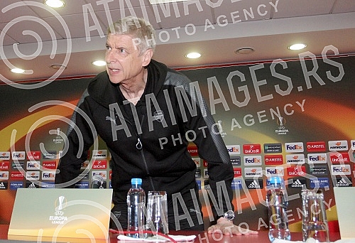 Press conference of Arsene Wenger - coach of FC Arsenal before the game in Group H Europa League FK Crvena zvezda vs FC Arsenal.
Pres konferencija Arsena Vengera pred utakmicu Grupe H UEFA Evropa Liga izmedju FK Crvena zvezda i FC Arsenal. Press conference of Arsene Wenger - coach of FC Arsenal before the game in Group H Europa League FK Crvena zvezda vs FC Arsenal.
Pres konferencija Arsena Vengera pred utakmicu Grupe H UEFA Evropa Liga izmedju FK Crvena zvezda i FC Arsenal.