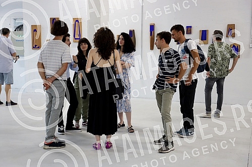 The collective exhibition of sculptures 