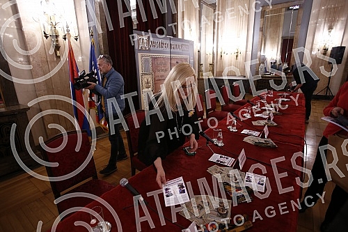 A press conference was held in the ceremonial hall of the Old Palace on the occasion of the 