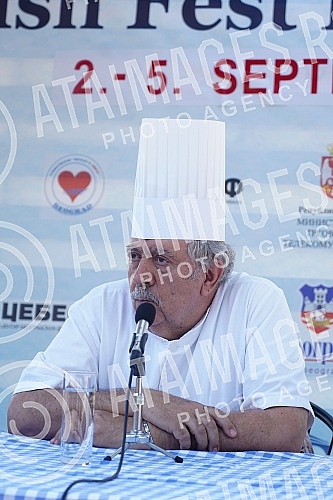 A press conference was held at Kalemegdan, near the Nebojsa Tower, at which the 