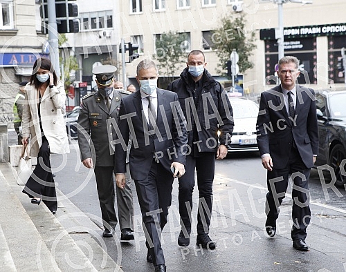 A commemoration on the occasion of the death of Professor Zoran Stankovic, President of the Coordination Body for the Municipalities of Presevo, Bujanovac and Medvedja, was held at the House of the Serbian Army. Komemoracija povodom smrti profesora