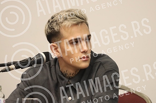 A press conference with well-known artists whose songs have millions of views on YouTube and TikTok Nucci, Sergej Pajic and Crni Cerak invited all artists, influencers and their fans to participate in #starfest and the public campaign against violenc A press conference with well-known artists whose songs have millions of views on YouTube and TikTok Nucci, Sergej Pajic and Crni Cerak invited all artists, influencers and their fans to participate in #starfest and the public campaign against violenc