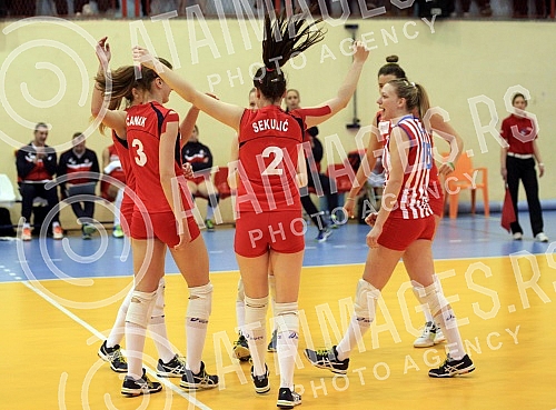 Druga polufinalna utakmica finalnog turnira Kupa Srbije izmedju OK Jedinstvo (Strara Pazova) i OK Crvena Zvezda (Beograd).