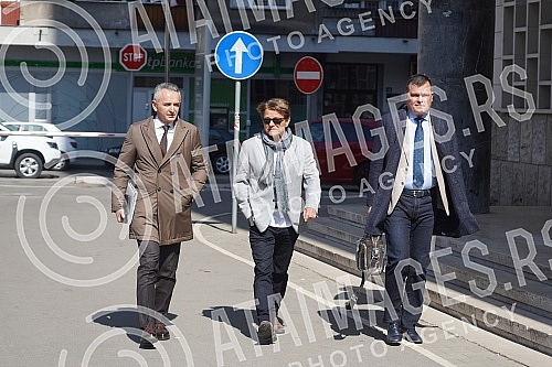 The trial of Dragan Bjelorglic for criminal acts of violent behavior before the First Basic Court in Belgrade begins.