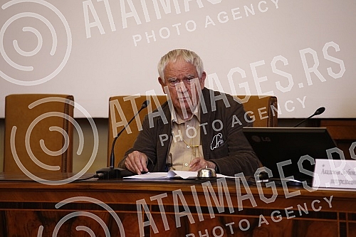 The Serbian Academy of Sciences and Arts hosted a press conference on the newly established Ivan Tabakovic Award, the SANU Medal Award, which will be awarded in 2022 for achievements in the field of art, as well as on SANU program activities from May