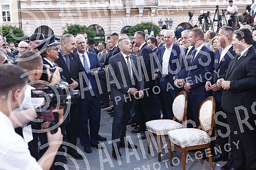 The state manifestation dedicated to the memory of all martyred and exiled Serbs on the occasion of the 27th anniversary of the military action Storm, this year was held in Novi Sad on Freedom Square.Drzavna manifestacija posvecena secanju na sve st