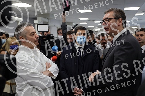 The President of the Republic of Serbia, Aleksandar Vucic, attended the opening of the new Clinical Center of Serbia after the completion of the first phase of works.
Predsednik Republike Srbije Aleksandar Vucic prisustvovao je otvaranju novog Klini The President of the Republic of Serbia, Aleksandar Vucic, attended the opening of the new Clinical Center of Serbia after the completion of the first phase of works.
Predsednik Republike Srbije Aleksandar Vucic prisustvovao je otvaranju novog Klini