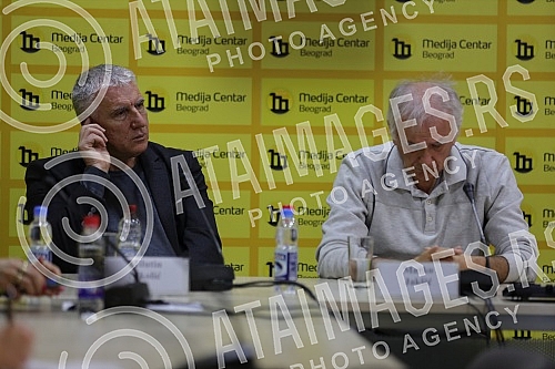 A press conference of the People's Movement of Serbs from Kosovo and Metohija Otadzbina was held at the Media Center on the occasion of the elections in Serbia on April 3.U Medija centru je odrzana konferencija za novinare Narodnog pokreta Srba sa 