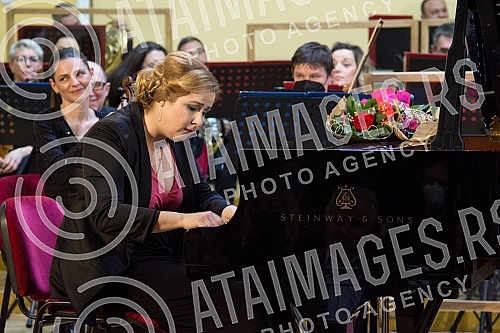 The Nis Symphony Orchestra, conducted by the dean of the Low Faculty of Arts Milena Injac and with the soloist, one of the most important Serbian pianists, Marija Ivanovic, performed  Schubert's  Fantasy in F minor for the first time in the Balkans a