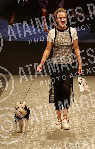 Fashion show of clothes for pets by Irena Atanaskovic.Modna revija odece za kucne ljubimce by Irena Atanaskovic.