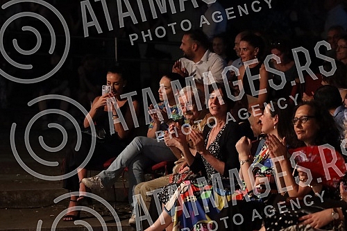 On the stage in the courtyard of the Captain Misa building, the new season of the THEATER theater was solemnly opened with the concert On the stage in the courtyard of the Captain Misa building, the new season of the THEATER theater was solemnly opened with the concert