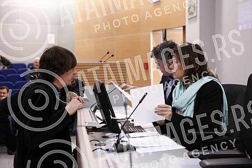 Public debate on the topic of the demolition of the Old Sava Bridge and the issue of traffic collapse in Belgrade.Javna rasprava na temu rusenja Starog savskog mosta i pitanja saobracajnog kolapsa u Beogradu. 