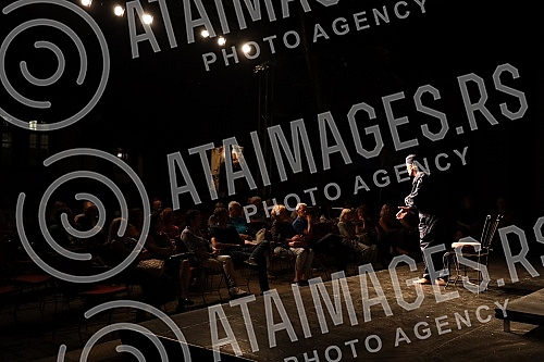 Serbian actor with a career in Hollywood, Zeljko Dimic or Jack Dimich, played his monodrama 