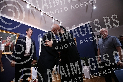 The movement for the renewal of the Kingdom of Serbia by Vojislav Mihailovic marked the party's Patron saint day - Vidovdan.Pokret obnove Kraljevine Srbije Vojislava Mihailovica obelezio je stranacku Slavu - Vidovdan