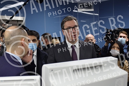 The President of the Republic of Serbia, Aleksandar Vucic, attended the opening of the new Clinical Center of Serbia after the completion of the first phase of works.Predsednik Republike Srbije Aleksandar Vucic prisustvovao je otvaranju novog Klini