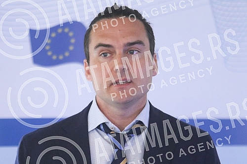 aul-Henri Presset, Head of Information, Communication and Media of the EU Delegation to Serbia, spoke at the conference 