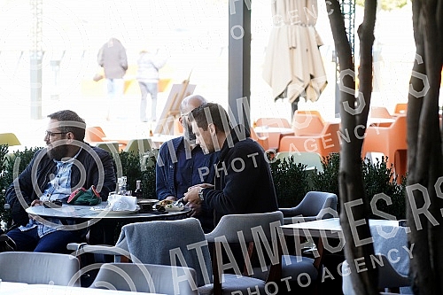 In the restaurant Kolo, in TC Gallery Belgrade, press conferences were held after the press screening of the film 