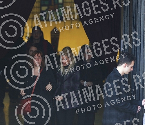 Funeral - cremation of actor Desimir Stanojevic held at the New Cemetery.Sahrana - kremacija glumca Desimira Stanojevica odrzana na Novom groblju.