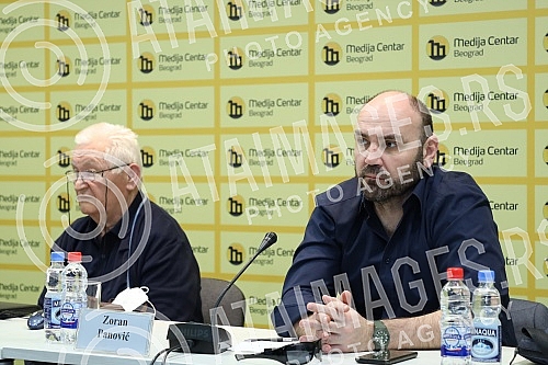 Press conference of the Demostat Research and Publishing Center.Konferencija za medije Istrazivacko izdavackog centra Demostat.