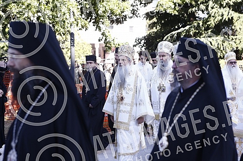 His Holiness Patriarch of Serbia Mr. Porfirije and His Beatitude Archbishop of Ohrid and Macedonia Mr. Stefan, together with all the hierarchs of the Serbian Orthodox Church and the Macedonian Orthodox Church - Ohrid Archbishopric, served the Holy Hi