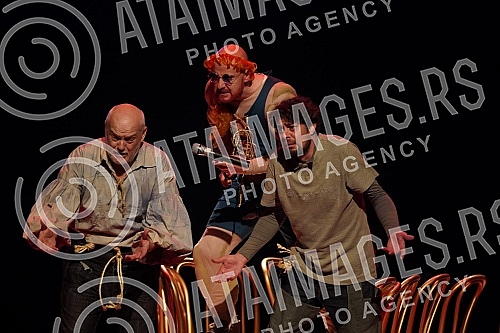 The premiere of the play