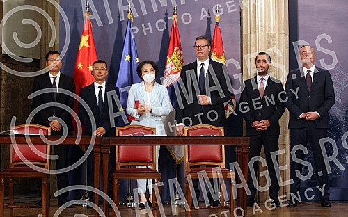 The President of Serbia, Aleksandar Vucic, met with the delegation of the Chinese company 