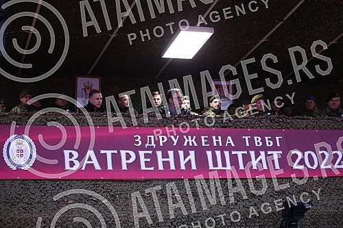 Joint tactical exercise with combat shooting 