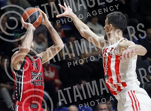 The match of the 24th round of the Turkish Airlines Euroleague between KK Crvena zvezda mts and KK AX Armani Exchange Milan was played in the Aleksandar Nikolic Hall.Utakmica 24. kola Turkish Airlines Evrolige izmedju KK Crvena zvezda mts i KK Arma