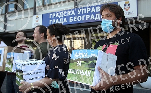 In the Secretariat for Urbanism and Construction Affairs, the initiative Not Drowning Belgrade submitted remarks and petitions regarding the development of a detailed regulation plan for the 