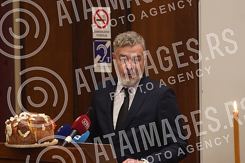 The foundation of Ilija Milosavljevic Kolarc marked 144 years of existence and the glory of the Holy Archangel Michael.Zaduzbina Ilije Milosavljevica Kolarca je obelezila 144 godine postojanja i slavu Svetog arhangela Mihaila.