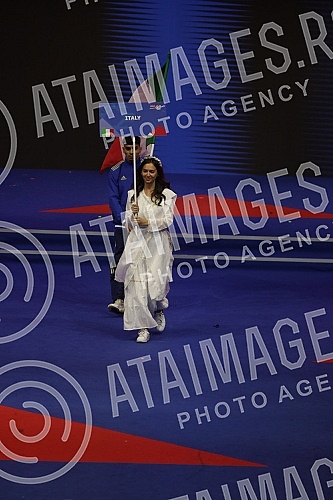 The opening ceremony of the AIBA Men's Boxing Championship was held at the Stark Arena in Belgrade.Svecana ceremonija otvaranja AIBA Svetskog prvenstva u boksu za muskarce odrzana je u Stark Areni u Beogradu.  