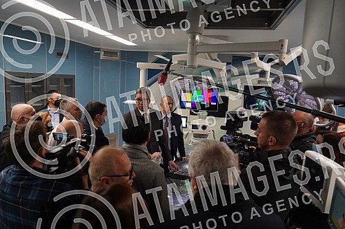 The President of the Republic of Serbia, Aleksandar Vucic, attended the opening of the new Clinical Center of Serbia after the completion of the first phase of works.Predsednik Republike Srbije Aleksandar Vucic prisustvovao je otvaranju novog Klini