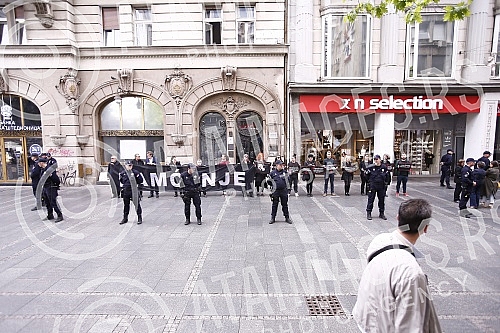 In Knez Mihailova Street, activists of the Humanitarian Law Center, Women in Black and the Youth Initiative for Human Rights organized a rally on the occasion of the 30th anniversary of the pre-election rally of the Serbian Radical Party in Hrtkovci. In Knez Mihailova Street, activists of the Humanitarian Law Center, Women in Black and the Youth Initiative for Human Rights organized a rally on the occasion of the 30th anniversary of the pre-election rally of the Serbian Radical Party in Hrtkovci.