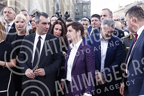 The state manifestation dedicated to the memory of all martyred and exiled Serbs on the occasion of the 27th anniversary of the military action Storm, this year was held in Novi Sad on Freedom Square.
Drzavna manifestacija posvecena secanju na sve st The state manifestation dedicated to the memory of all martyred and exiled Serbs on the occasion of the 27th anniversary of the military action Storm, this year was held in Novi Sad on Freedom Square.
Drzavna manifestacija posvecena secanju na sve st