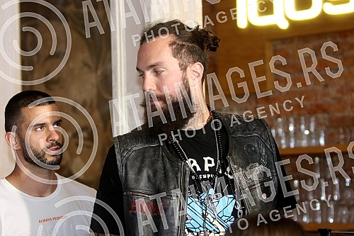 Promotion of new Gillette product hel in kafe Magazin.Promocija novog Zilet (Gillette) proizvoda u kafeteriji Magazin.