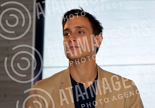 Promotion of new water by Coca Cola.Promocija nove vode firme Koka Kola.