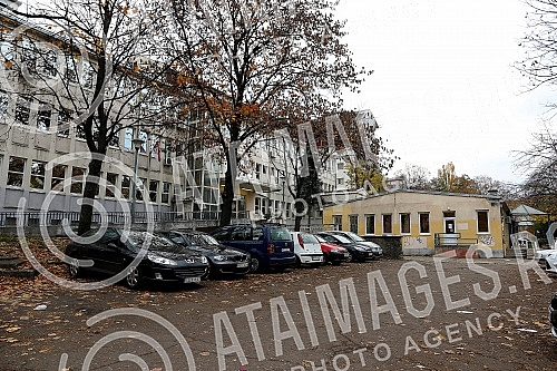 Covid ambulance in the Karaburma branch of the 
