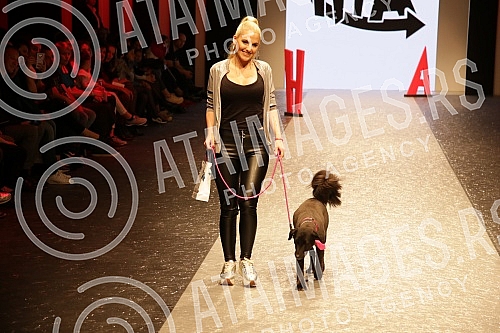 Fashion show of clothes for pets by Irena Atanaskovic.Modna revija odece za kucne ljubimce by Irena Atanaskovic.