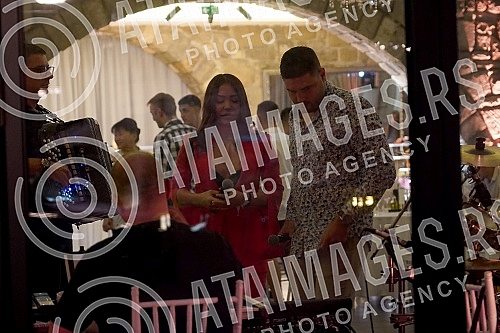 Saban Saulic's grandson, Anderlecht football player Luka Adzic and his wife Aleksandra became parents yesterday, and tonight a celebration was organized in the Topciderac restaurant on the occasion of Lana Adzic's birth.Unuk Sabana Saulica, fudbale