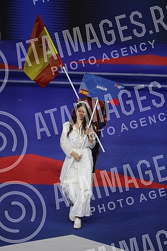 The opening ceremony of the AIBA Men's Boxing Championship was held at the Stark Arena in Belgrade.Svecana ceremonija otvaranja AIBA Svetskog prvenstva u boksu za muskarce odrzana je u Stark Areni u Beogradu.  