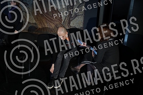 A press conference on the occasion of the premiere of the play Zagreb - Belgrade via Sarajevo by Jelica Zupanc, directed by Gorcin Stojanovic, was held at the Yugoslav Drama Theater.Konferencija za medije povodom premijere predstave Zagreb  Beogra