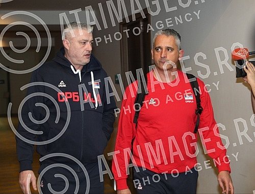 Gathering of the Serbian national team due to the qualifying cycle for going to Eurobasket 2021 and a press conference of selectors Igor Kokoskov at the Crowne Plaza Hotel.Okupljanje muske reprezentacija Srbije zbog kvalifikacionog ciklusa za odlaza