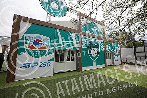 A tour of the Novak Tennis Center, where preparations are underway for the SERBIA OPEN 2022 tournament.Obilazak terena Teniskog centra Novak na kome teku pripreme za turnir SERBIA OPEN 2022.