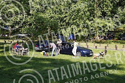 Celebration of International Workers' Day (Labour Day) on Kosutnjak - Prvomajski uranak.Proslava Internacionalnog dana radnika (Praznik rada) na Kosutnjaku - Prvomajski uranak.