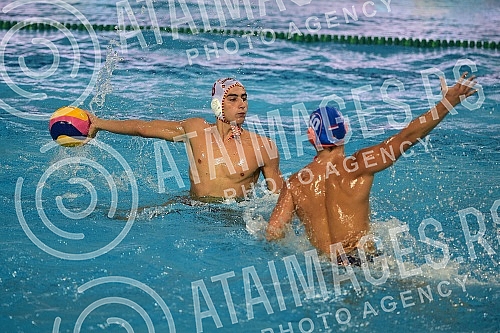 The match for the third place at the FINA World Junior Championship between the teams of Spain and the Netherlands was played at the pool on May 25. Milan Gale Muskatirovic.Mec za trece mesto na FINA Svetskom prvenstvo za juniore izmedju ekipa Span