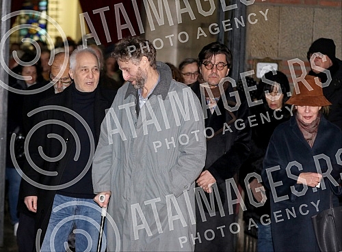 Burial - the cremation of the Serbian actress Neda Arneric held at the New Cemetery.Sahrana - kremacija srpske glumice Nede Arneric odrzana na Novom groblju.