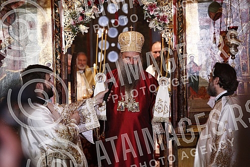 The Serbian Patriarch Porfirije was enthroned in the Peck Patriarchate Monastery, in Kosovo and Metohija, on the throne of the Archbishop of Pec and Serbian Patriarchs, and the act of ordination took place on the Feast of the Intercession of the Bles The Serbian Patriarch Porfirije was enthroned in the Peck Patriarchate Monastery, in Kosovo and Metohija, on the throne of the Archbishop of Pec and Serbian Patriarchs, and the act of ordination took place on the Feast of the Intercession of the Bles