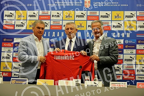Promotion of the new head coach of the national team of Serbia Ljubisa Tumbakovic was held in the hotel 